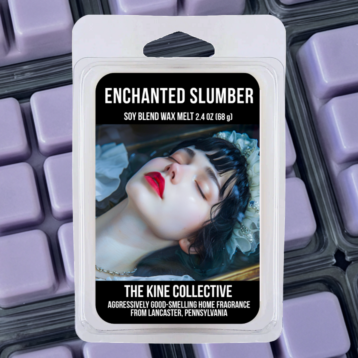 Enchanted Slumber 2.4oz Cubed Wax Melts from The Kine Collective