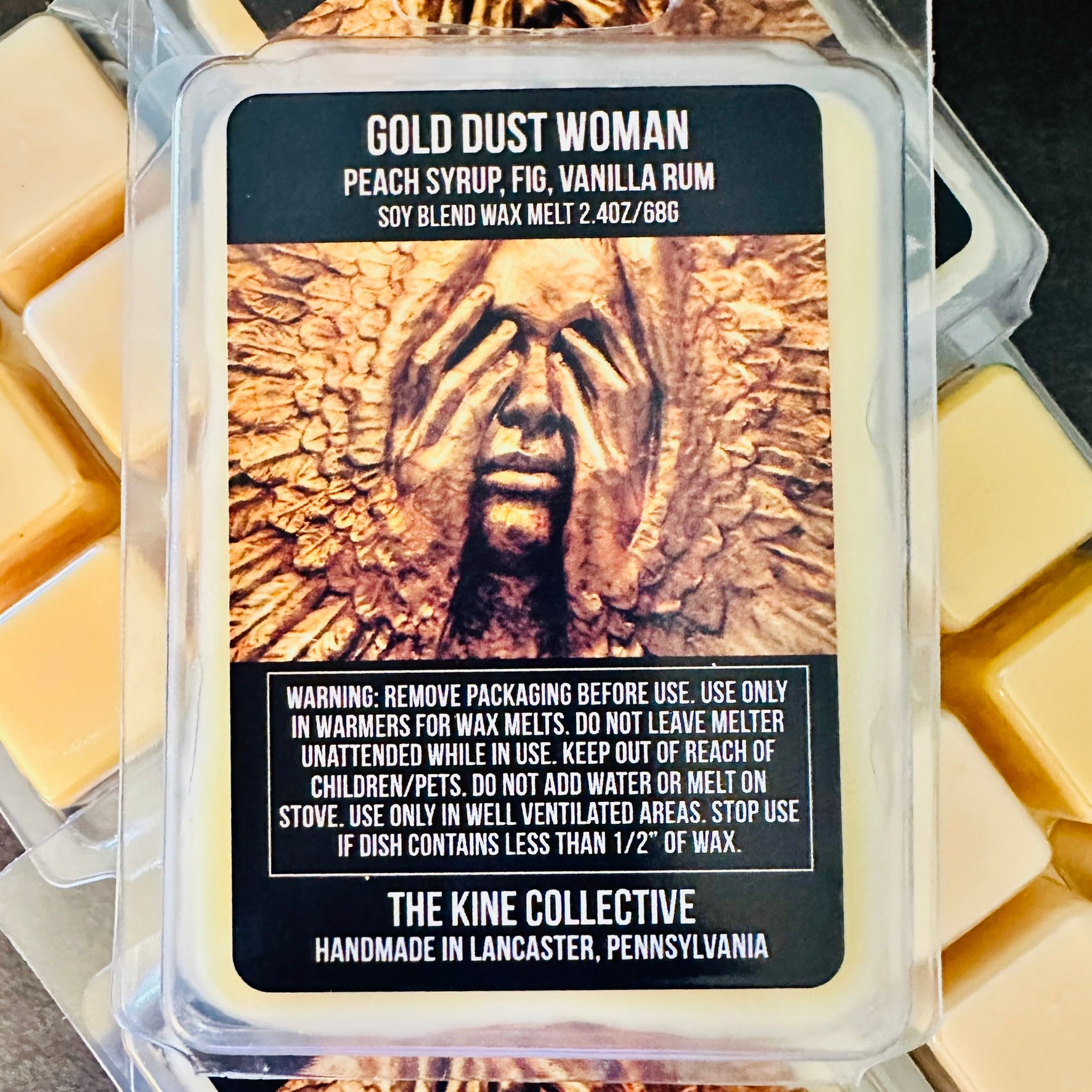 big-wooden-hammer-made-to-order-autumn-wax-melts-charred-wood-amber-saffron-the-kine-collective