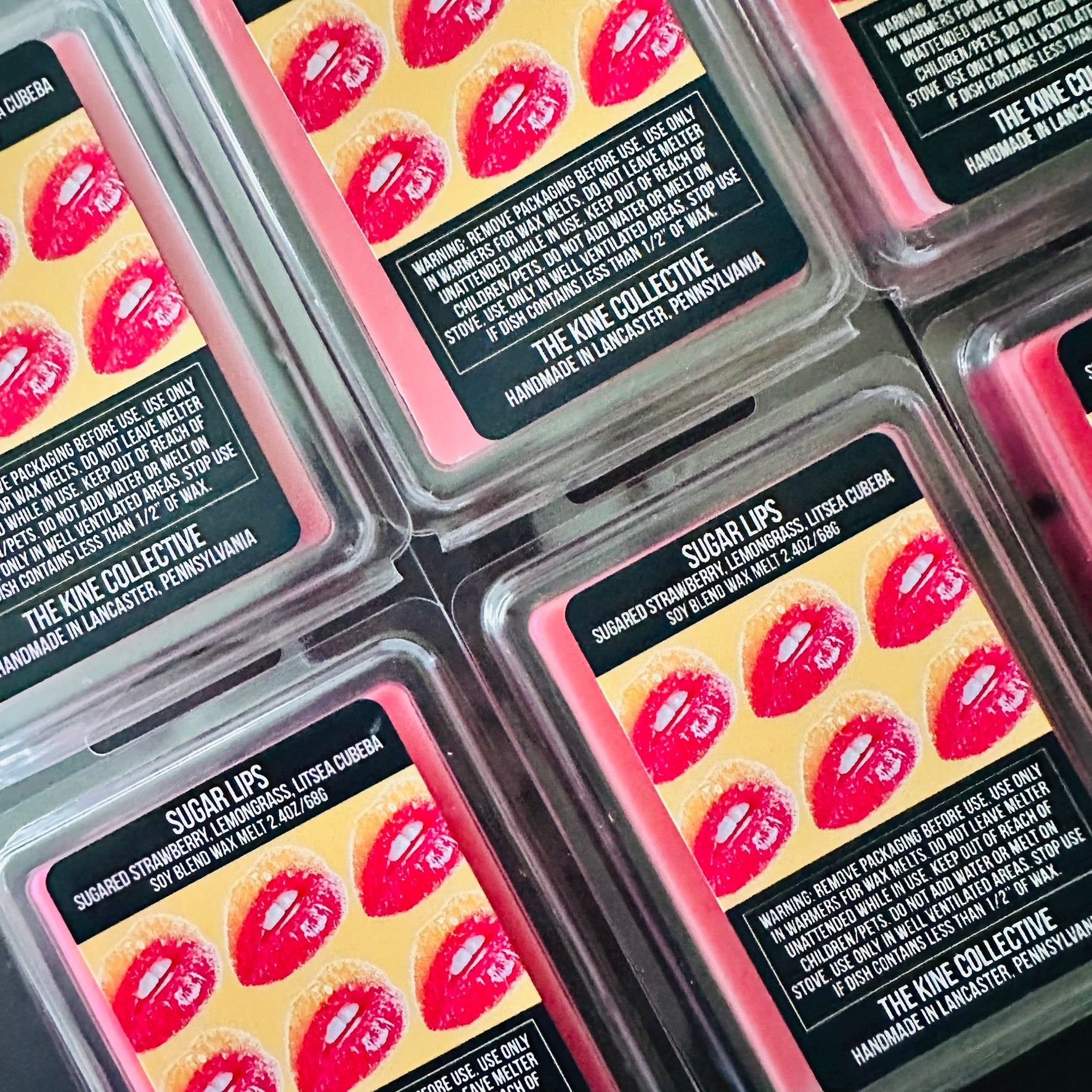 strawberry-smooch-made-to-order-romantic-wax-melts-strawberry-candy-woodsy-the-kine-collective