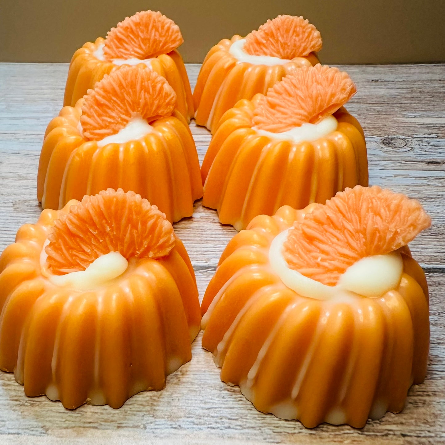 Mini Cake Wax Melts - Orange Chiffon