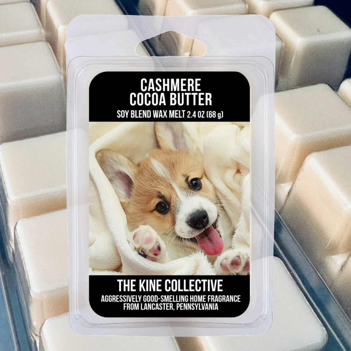 Cashmere Cocoa Butter 2.4oz Cubed Wax Melts from The Kine Collective
