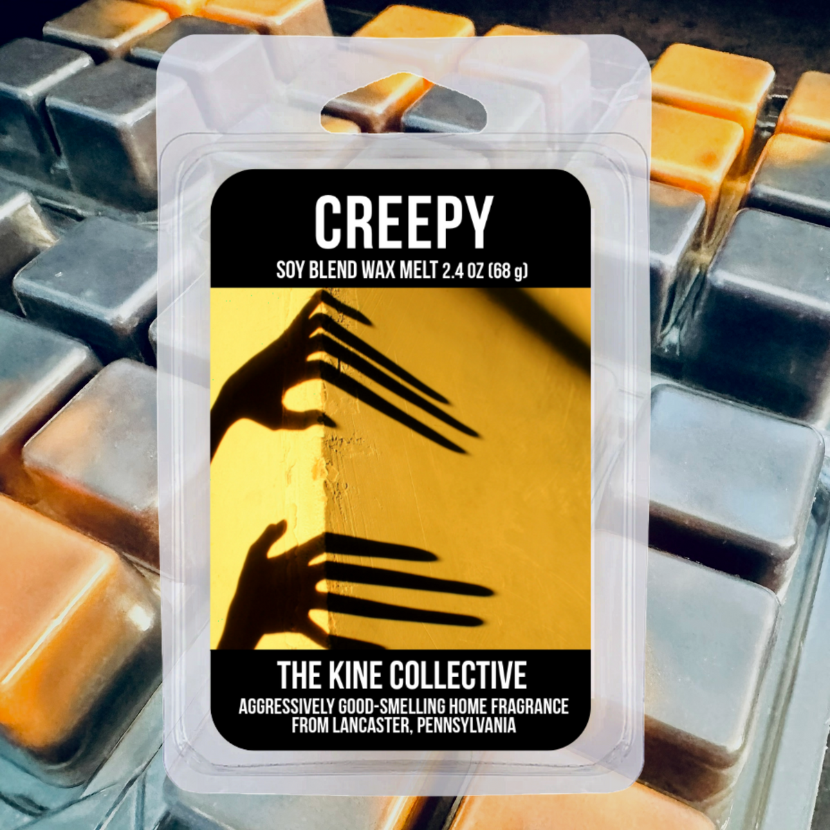 Creepy 2.4oz Cubed Wax Melts from The Kine Collective