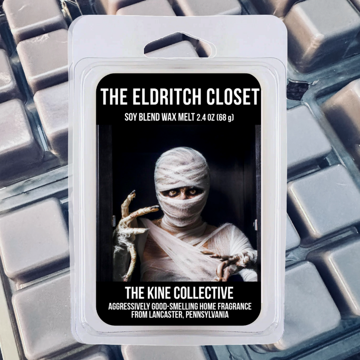 The Eldritch Closet 2.4oz Cubed Wax Melts from The Kine Collective
