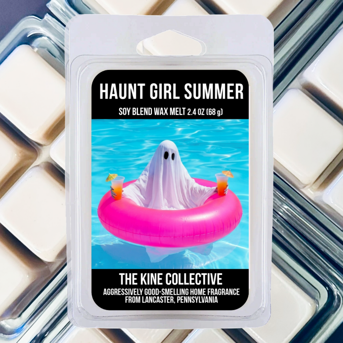 Haunt Girl Summer 2.4oz Cubed Wax Melts from The Kine Collective