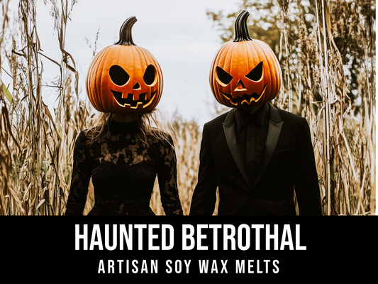 Haunted Betrothal - Pumpkin Cinnamon, Apple, Plum, Cranberry 2.4oz Artisan Soy Wax Melts