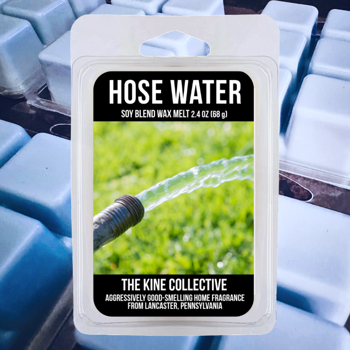 Hose Water 2.4oz Cubed Wax Melts from The Kine Collective