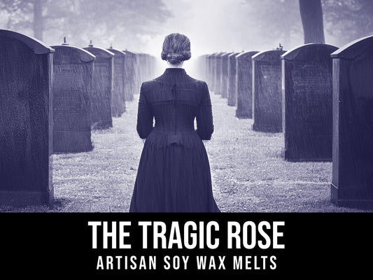 The Tragic Rose - Dry Rose, Oud, Peppercorn, White Carnation 2.4oz Artisan Soy Wax Melts