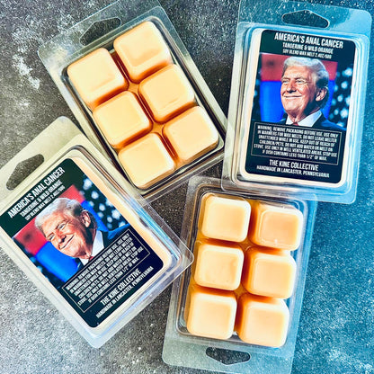 America's Anal Cancer - Orange, Tangerine Essential Oil 2.4oz Artisan Soy Wax Melts