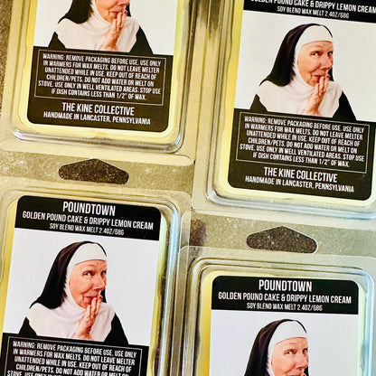 Poundtown - Warm Golden Pound Cake & Drippy Lemon Glazed 2.4oz Artisan Soy Wax Melts