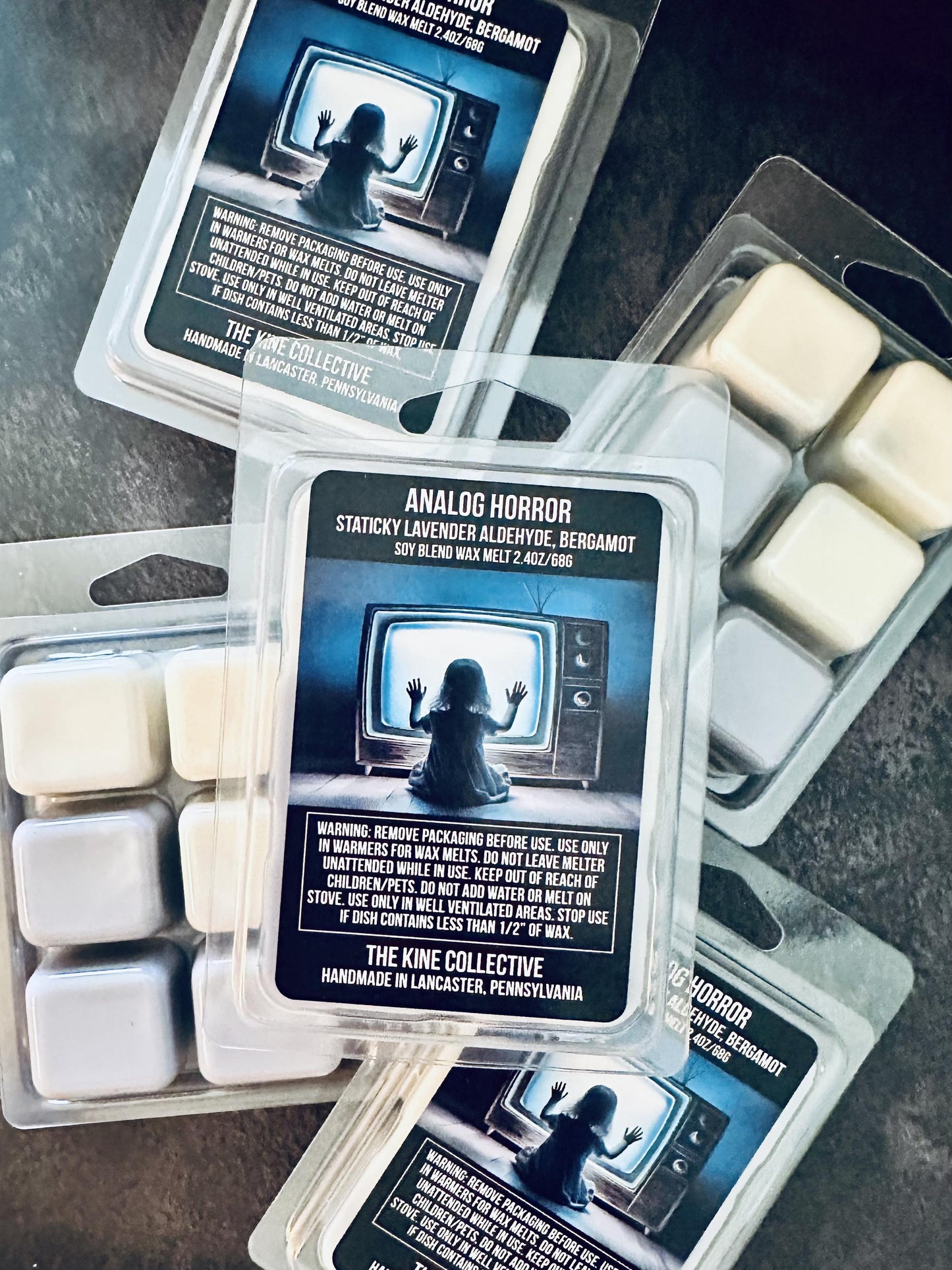 Analog Horror - Vanilla, Bergamot, Lavender, Patchouli 2.4oz Artisan Soy Wax Melts