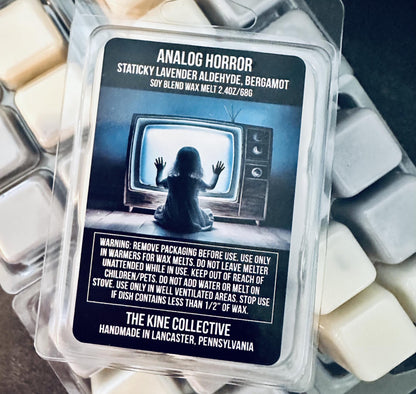 Analog Horror - Vanilla, Bergamot, Lavender, Patchouli 2.4oz Artisan Soy Wax Melts