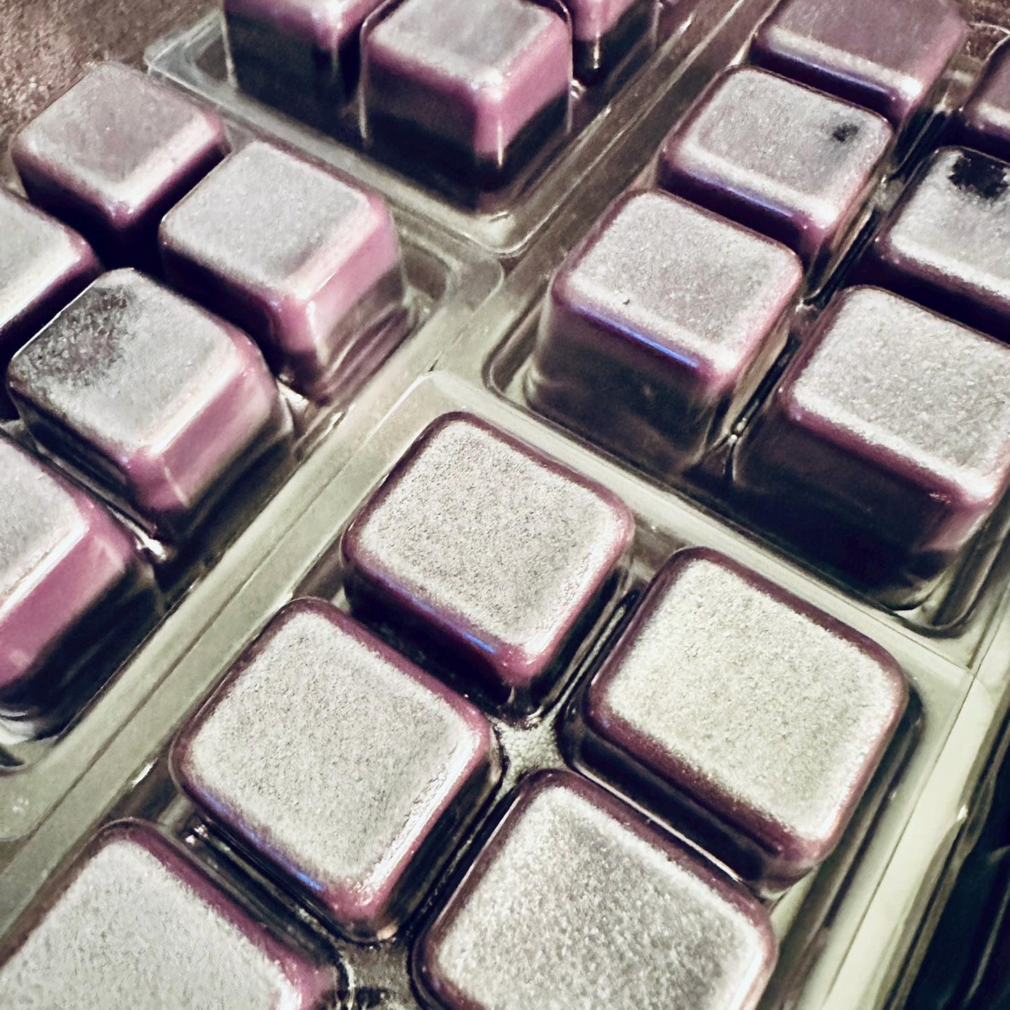 Mad Woman In The Attic - Sandalwood, Crushed Violet, Tattered Silk, Vanilla 2.4oz Artisan Soy Wax Melts