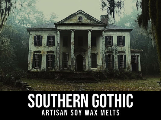 Southern Gothic - Hanging Moss, Petrichor, Amber, Nettle Leaf, Cedar 2.4oz Artisan Soy Wax Melts