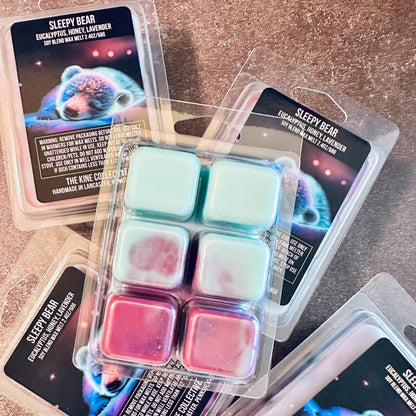 Sleepy Bear - Eucalyptus, Creamed Honey, Lavender 2.4oz Artisan Soy Wax Melts