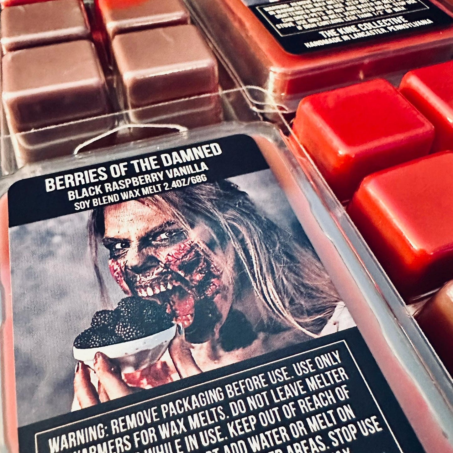 Berries Of The Damned - Black Raspberry Vanilla 2.4oz Artisan Soy Wax Melts