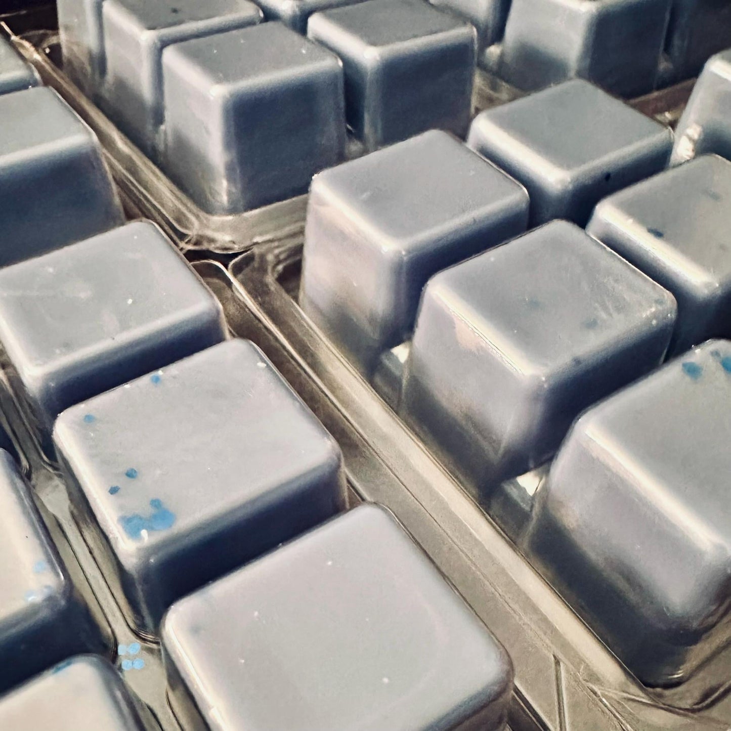 Blueberry Revenge - Warm Blueberry Muffin, Vanilla Sugar Crystals 2.4oz Artisan Soy Wax Melts