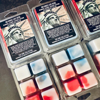 No Kings Live Here - Redwood, Jasmine, Coconut 2.4oz Artisan Soy Wax Melts