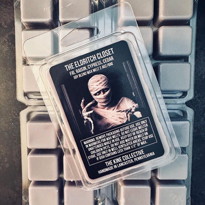 The Eldritch Closet - Fig, Raisin, Cypress, Cedar 2.4oz Artisan Soy Wax Melts