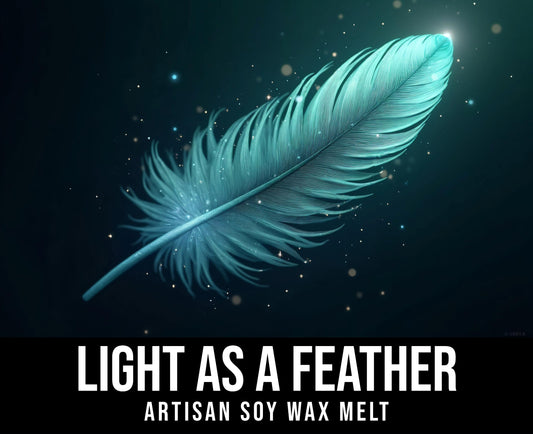 Light As A Feather - Crisp Linen, Cedar, Black Patchouli 2.4oz Artisan Soy Wax Melts