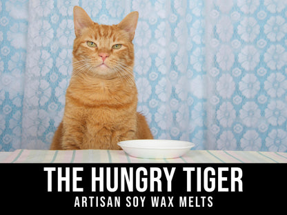 The Hungry Tiger - Warm Oats, Honey, Creamy Lactonic 2.4oz Artisan Soy Wax Melts