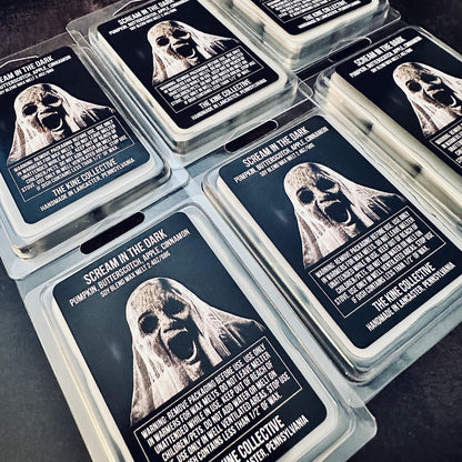 Scream In The Dark - Butterscotch, Cinnamon, Pumpkin, Apple Wax 2.4oz Artisan Soy Wax Melts