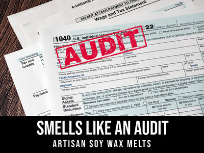 Smells Like An Audit - Chocolate Cupcake, Amaretto, Espresso, Vanilla Sugar 2.4oz Artisan Soy Wax Melts