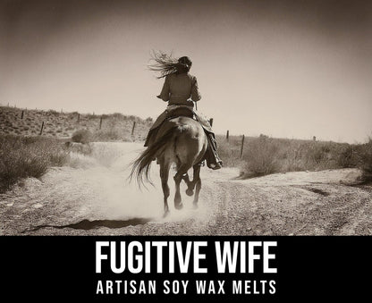 Fugitive Wife - Plum Cream, Almond, Sandalwood, Vanilla 2.4oz Artisan Soy Wax Melts