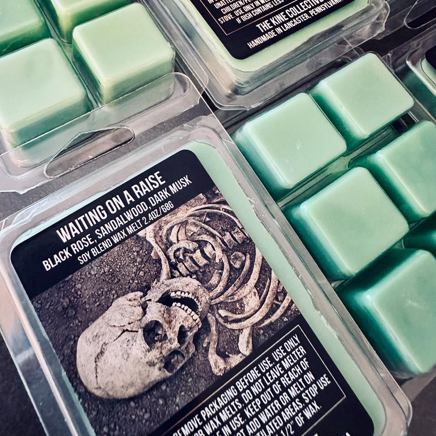 Waiting On A Raise - Black Rose, Zero Patience, Extra Loathing, Sandalwood 2.4oz Artisan Soy Wax Melts