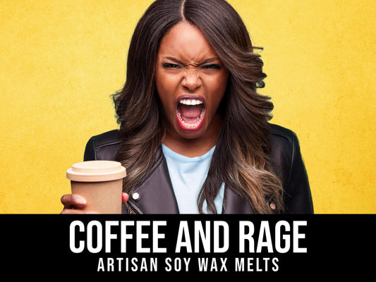 Coffee And Rage - Cappuccino Cream, Smooth Caramel 2.4oz Artisan Soy Wax Melts