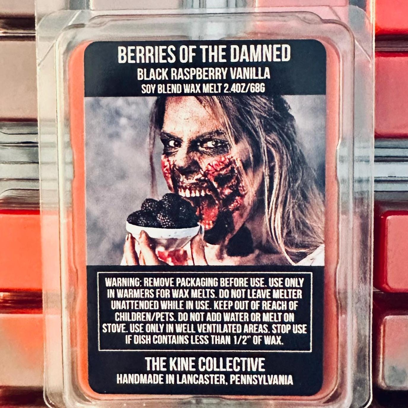 Berries Of The Damned - Black Raspberry Vanilla 2.4oz Artisan Soy Wax Melts