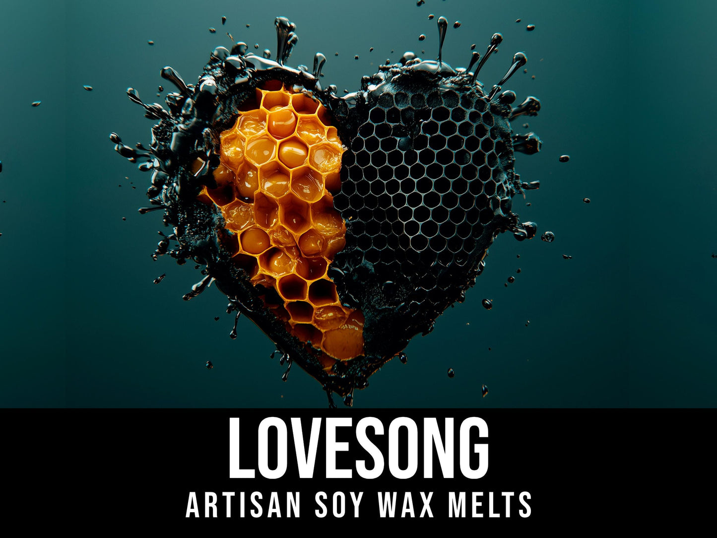 Lovesong - Raw Honey, Velvety Chocolate, Creamy Cocoa Butter 2.4oz Artisan Soy Wax Melts