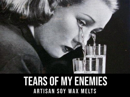 Tears Of My Enemies - Cherry, Vetiver, Sandalwood 2.4oz Artisan Soy Wax Melts