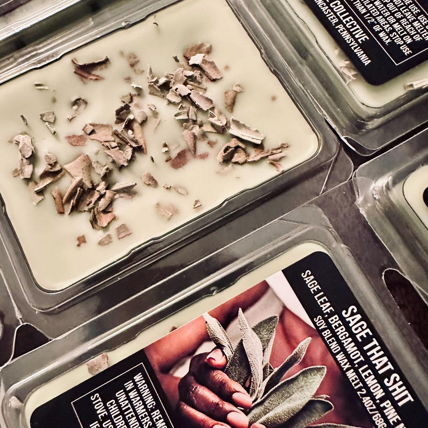 Sage That Shit - Sage Leaf, Bergamot, Lemon, Pine Needle 2.4oz Artisan Soy Wax Melts