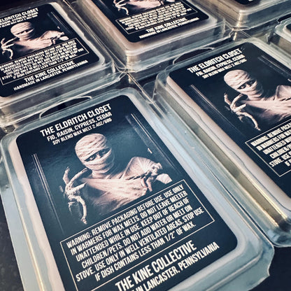 The Eldritch Closet - Fig, Raisin, Cypress, Cedar 2.4oz Artisan Soy Wax Melts