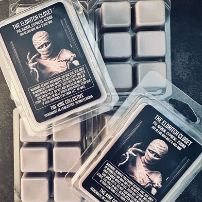 The Eldritch Closet - Fig, Raisin, Cypress, Cedar 2.4oz Artisan Soy Wax Melts