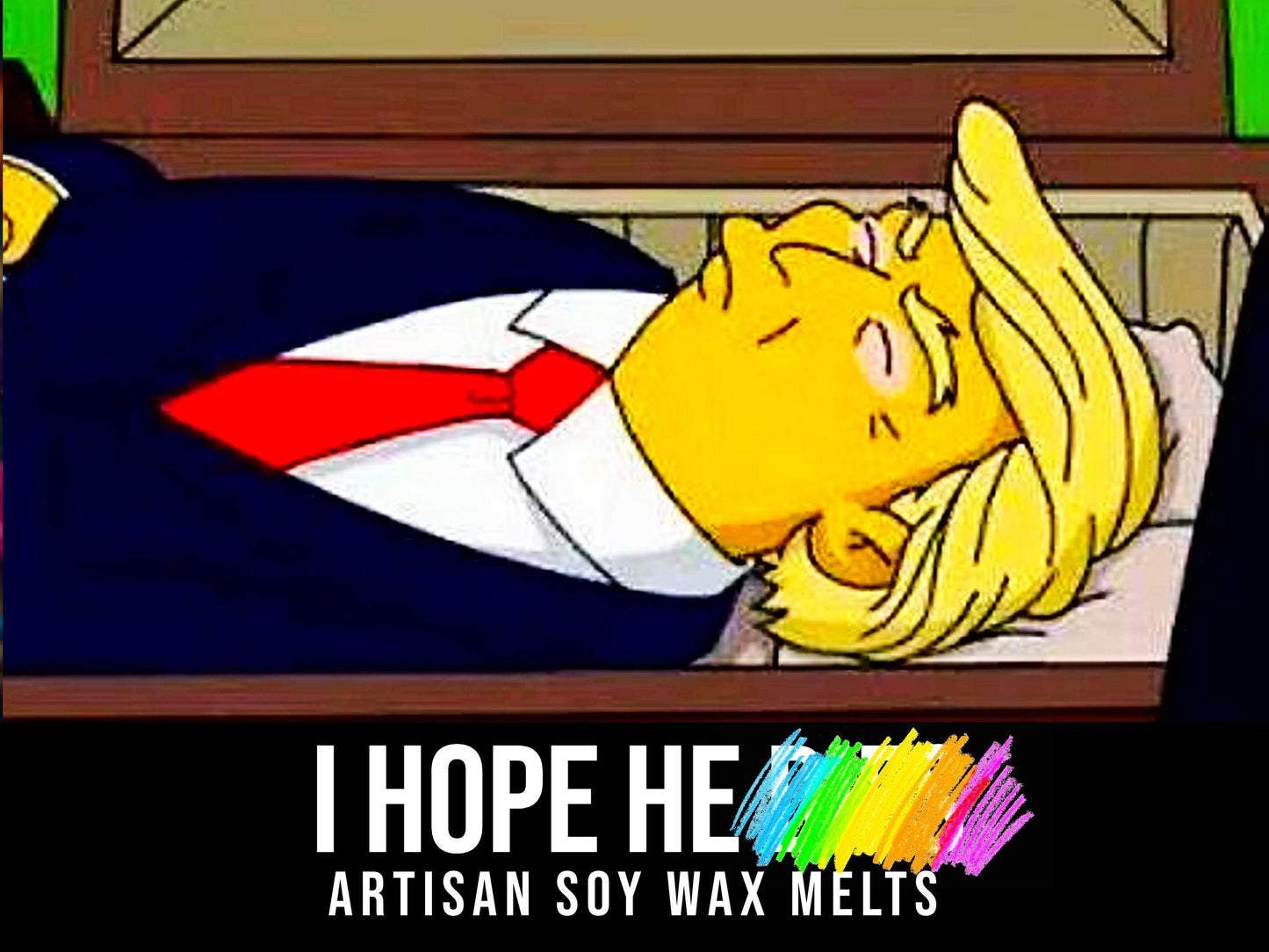 I Hope He D1es - Creamy Tangerine Gelato 2.4oz Artisan Soy Wax Melts