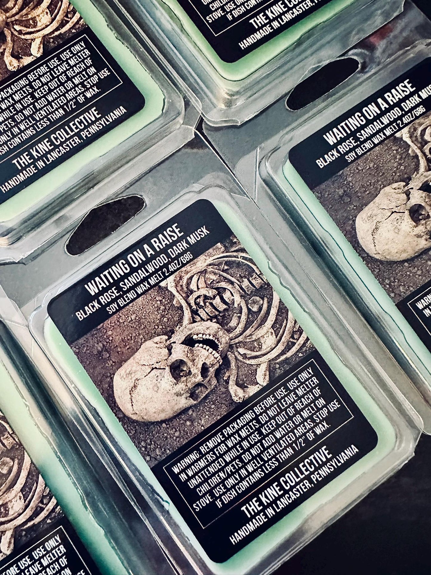 Waiting On A Raise - Black Rose, Zero Patience, Extra Loathing, Sandalwood 2.4oz Artisan Soy Wax Melts