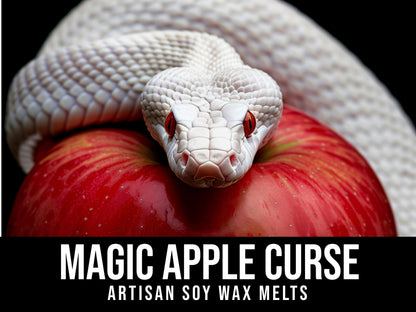 Magic Apple Curse - Apple, Evergreen, Juniper, Sugared Cranberry 2.4oz Artisan Soy Wax Melts