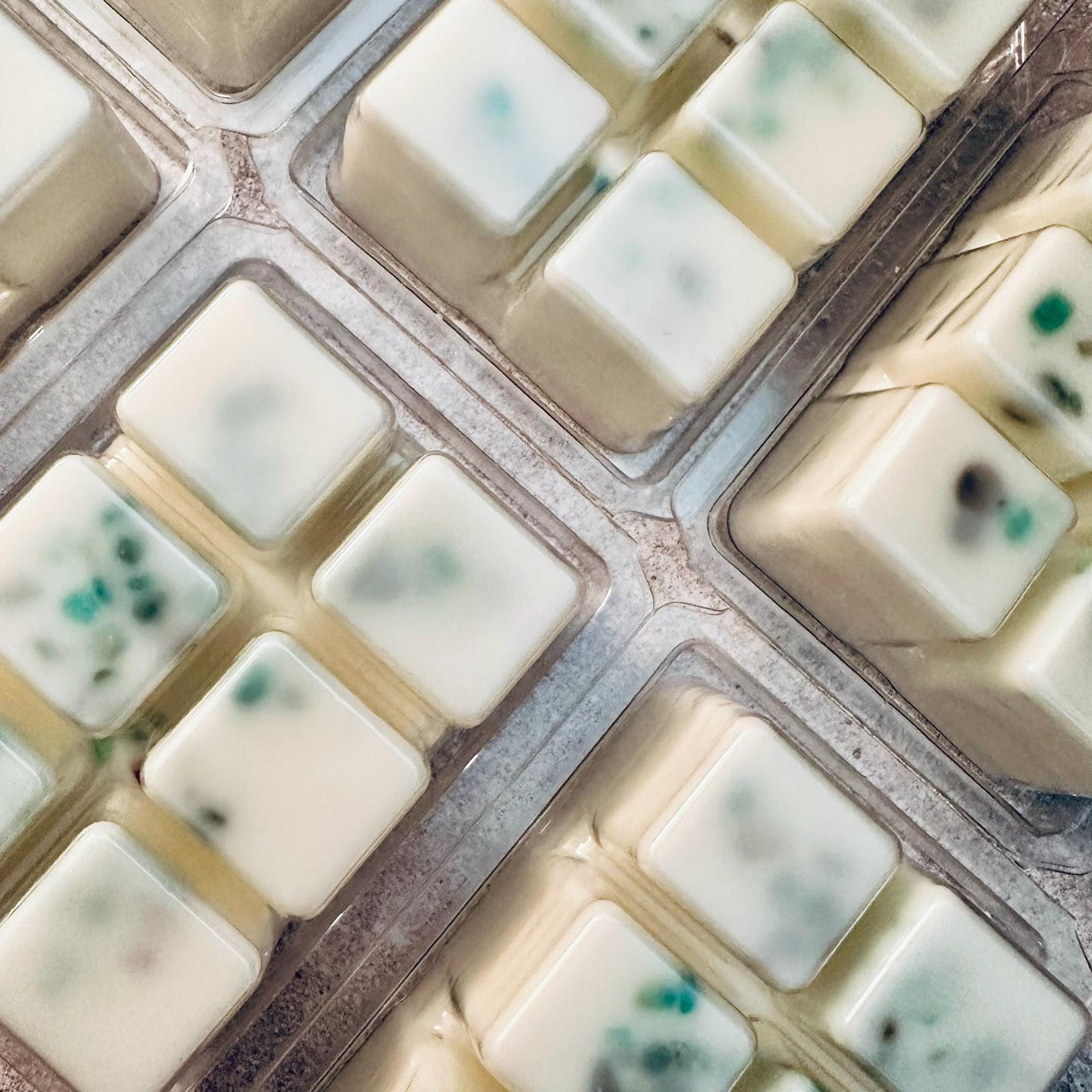 Amazonite & Grapefruit Essential Oil Infused  2.4oz Artisan Soy Wax Melts - Balance, Confidence, Creative Boost