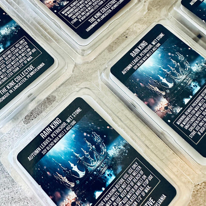 Rain King - Autumn Leaves, Petrichor 2.4oz Artisan Soy Wax Melts