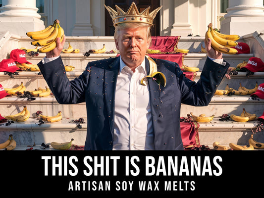 This Shit Is Bananas-  Banana Caramel Cupcake 2.4oz Artisan Soy Wax Melts