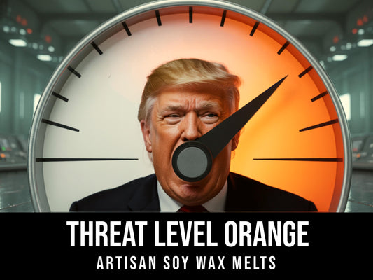 Threat Level Orange - Cedar, Vetiver, Blood Orange 2.4oz Artisan Soy Wax Melts