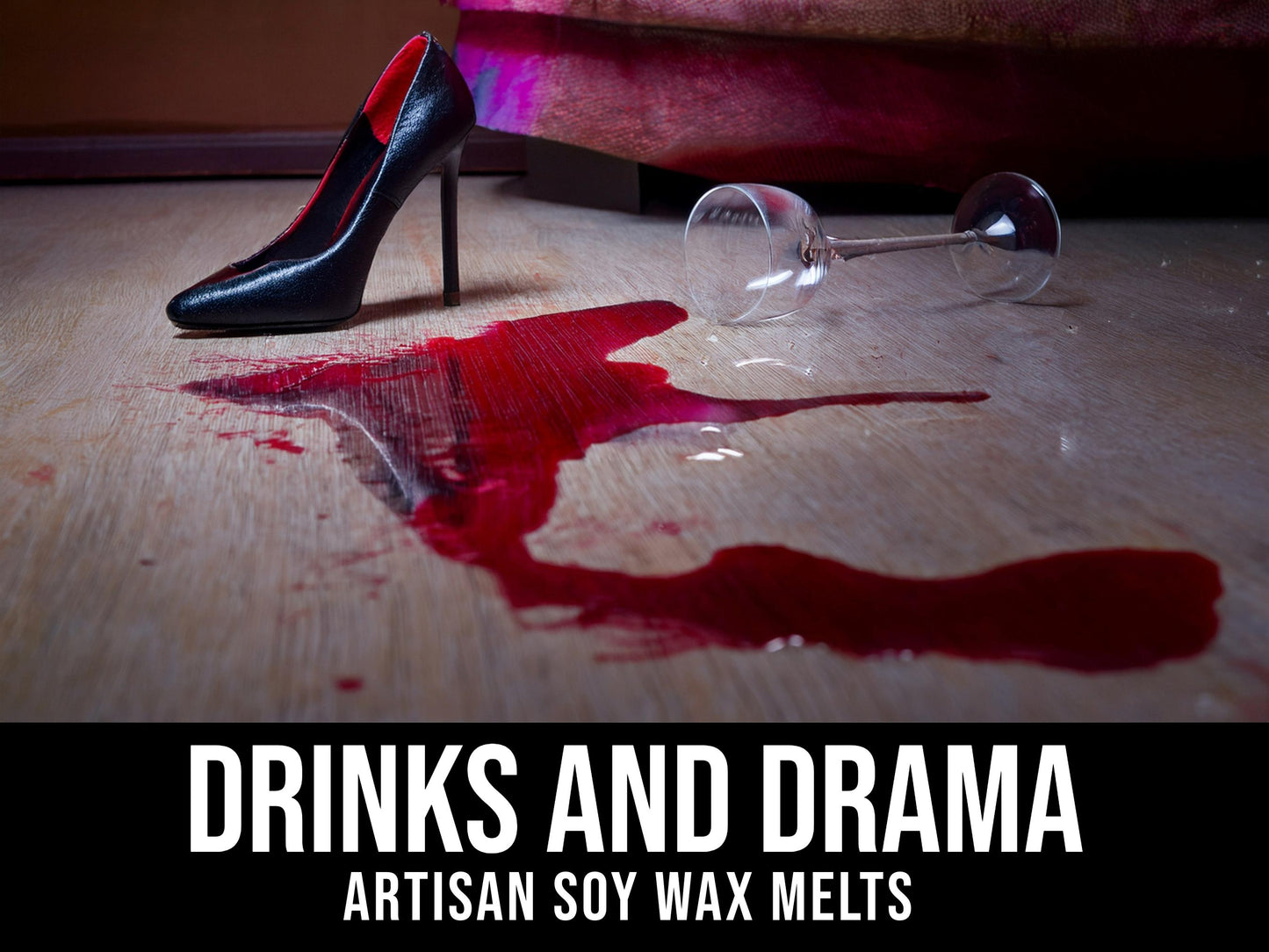 Drinks And Drama - Black Cherry Merlot & Bad Decisions 2.4oz Artisan Soy Wax Melts