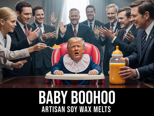 Baby Boohoo - Nectarine, White Ginger, Sandalwood 2.4oz Artisan Soy Wax Melts