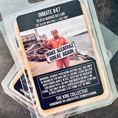 Inmate #47 - Peach Mango Bellini 2.4oz Artisan Soy Wax Melts