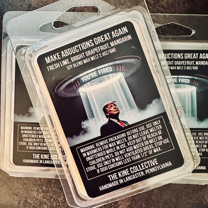 Make Abductions Great Again - Lime, Grapefruit, Mandarin 2.4oz Artisan Soy Wax Melts