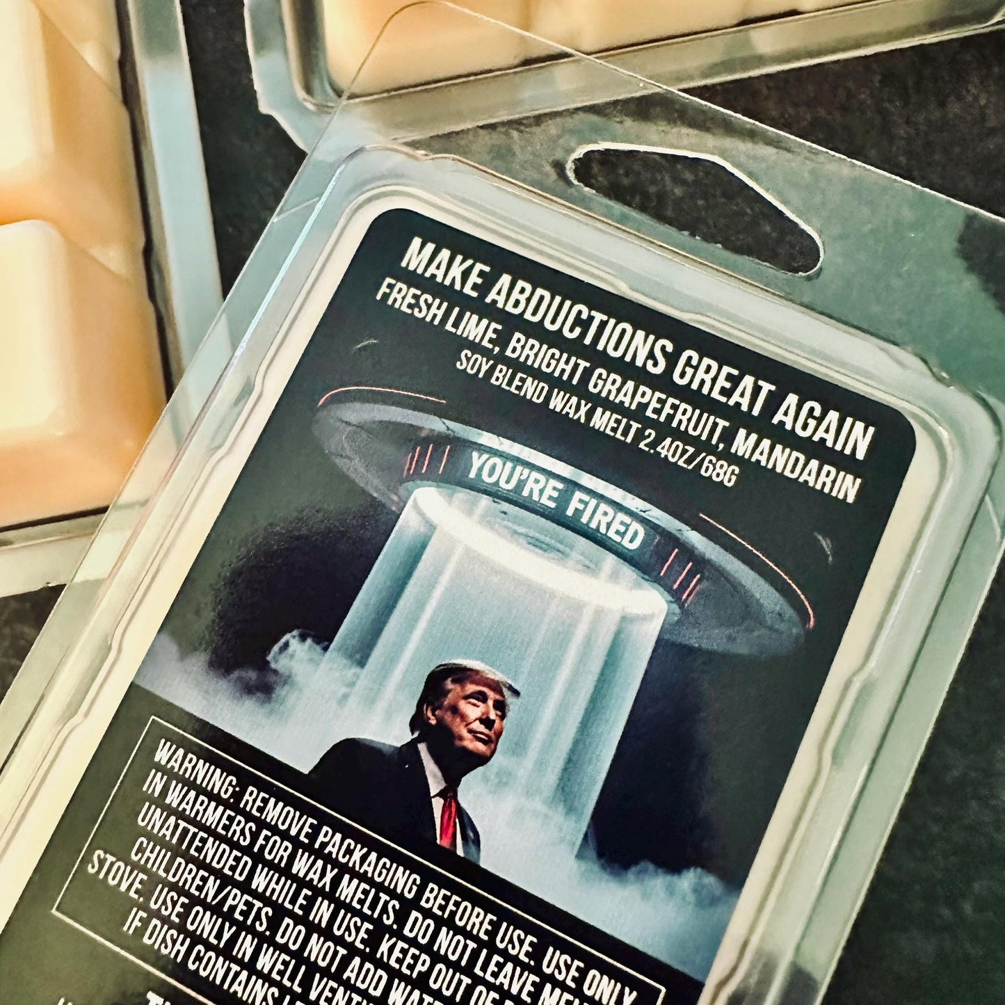 Make Abductions Great Again - Lime, Grapefruit, Mandarin 2.4oz Artisan Soy Wax Melts