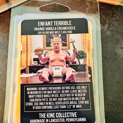 Enfant Terrible - Orange Creamscicle Scented 2.4oz Artisan Soy Wax Melts