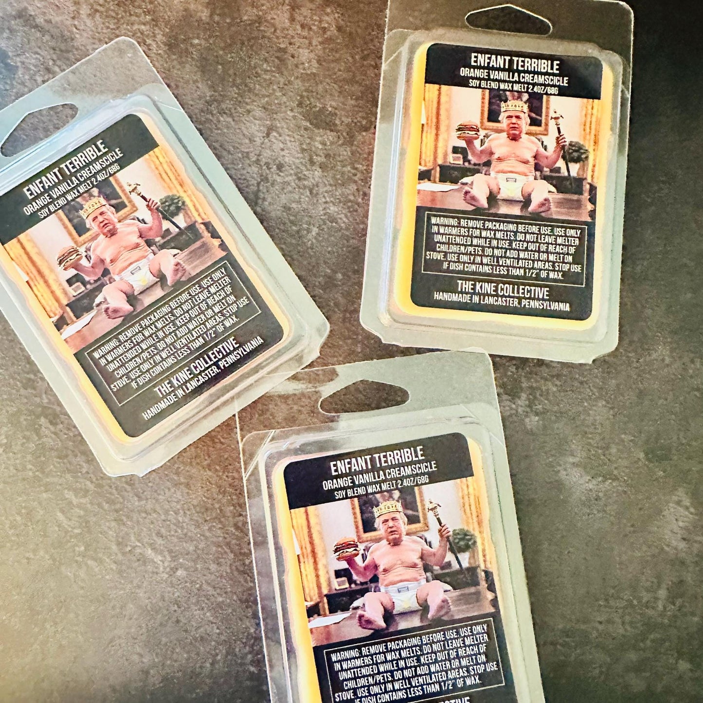 Enfant Terrible - Orange Creamscicle Scented 2.4oz Artisan Soy Wax Melts