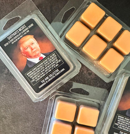 Shitpants McGee - Devil's Foodcake Chocolate, Orange Creme 2.4oz Artisan Soy Wax Melts